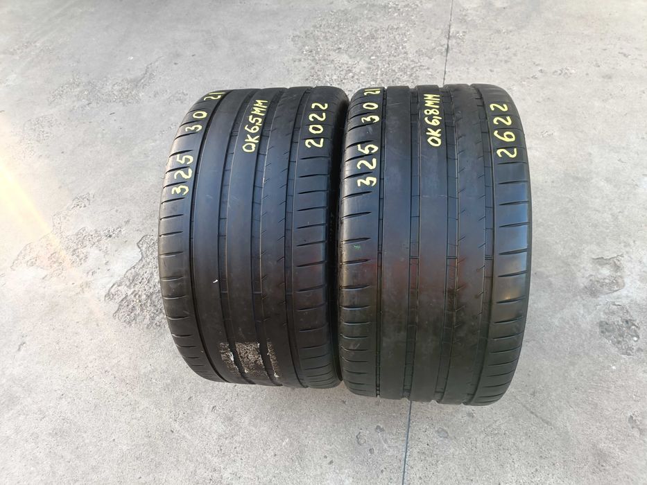 Doua anvelope de vara 325 30 21 michelin pilot sport 4S NDO dot 2022