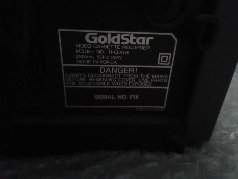Videorecorder Goldstar si DVD LG