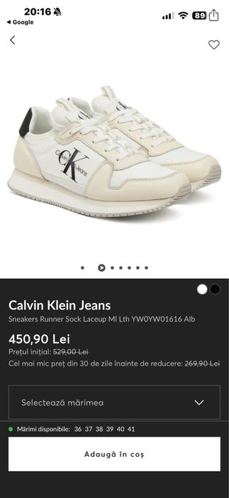 Adidasi calvin klein