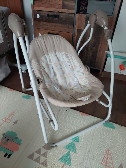 Бебешка люлка-шезлонг Kikka Boo Mia Stella Beige