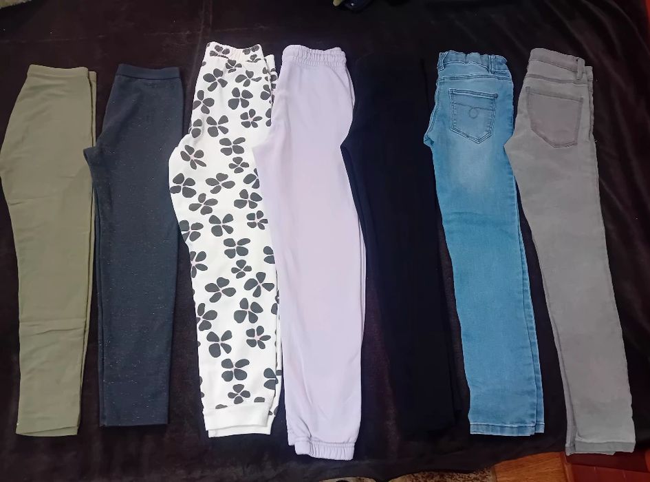 Lot pantaloni marime 140-146 fetita