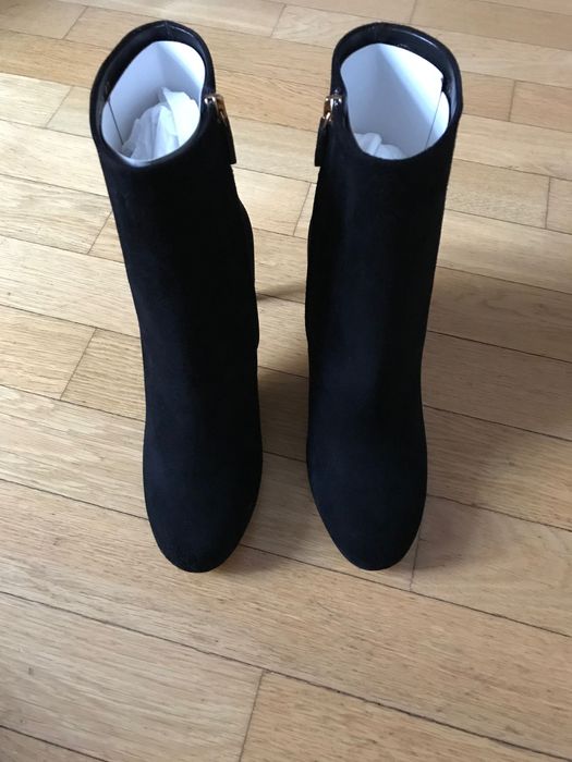 Ghete Gucci black suede, autentice, 40, noi