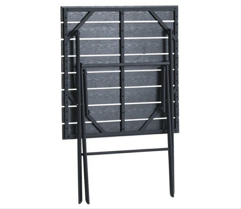 Градинска маса 65х65 черна