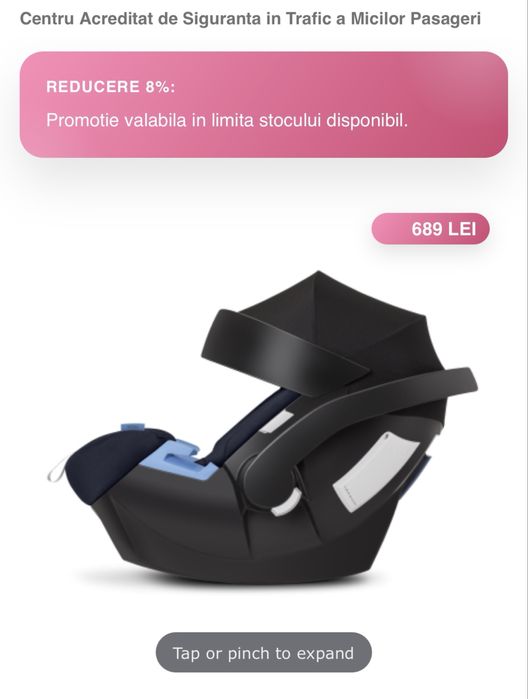 Scoica auto Cybex Aton 5