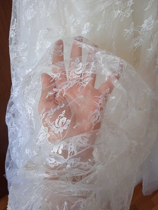 Булчинска рокля с перли