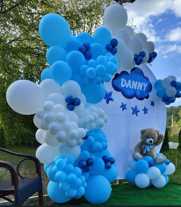 Baloane, heliu, aranjamente, folie, latex,cifre, personaje