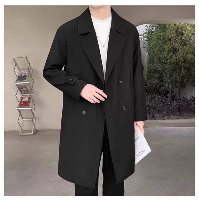 Пальто мужское длинное