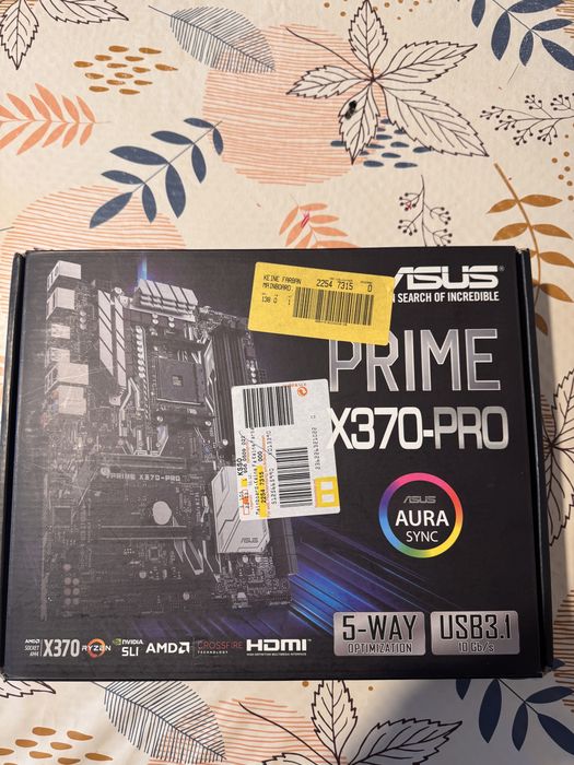 Asus Prime x370 pro и ryzen 1700x