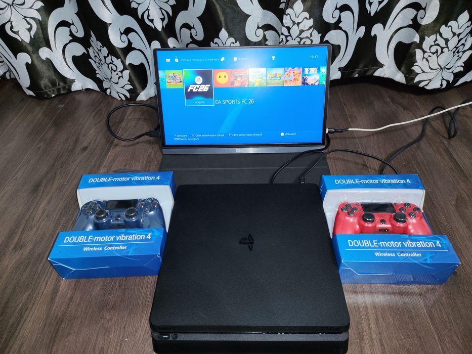PlayStation 4/PS4 Slim 112 Jocuri FC26/Minecraft/GTA (Orice Joc Gratis)