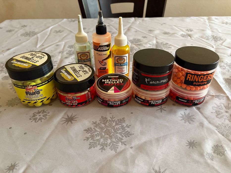 Плуващи топчета,люти пелети и гелове