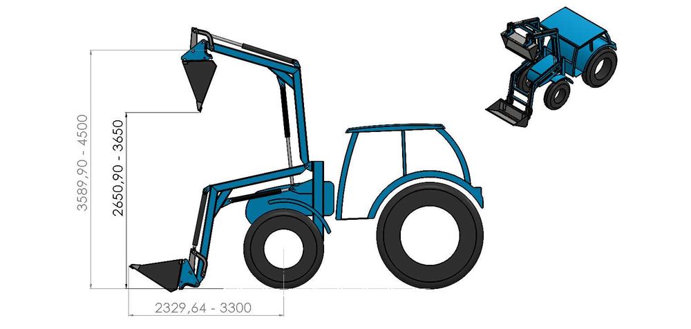Фадромни устройства за трактори. Челни товарачи