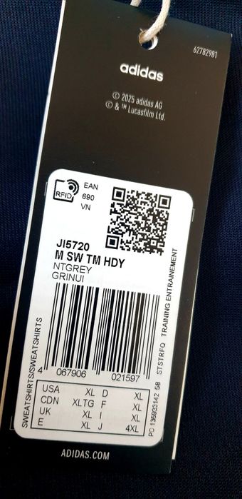 Adidas x Star Wars Hoodie Mens Size XL НОВО! ОРИГИНАЛ! Мъжки Суичър!