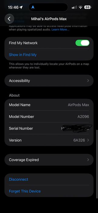 Apple AirPods Max A2096 + HiBy FC3 DAC Hi-Fi – stare impecabilă