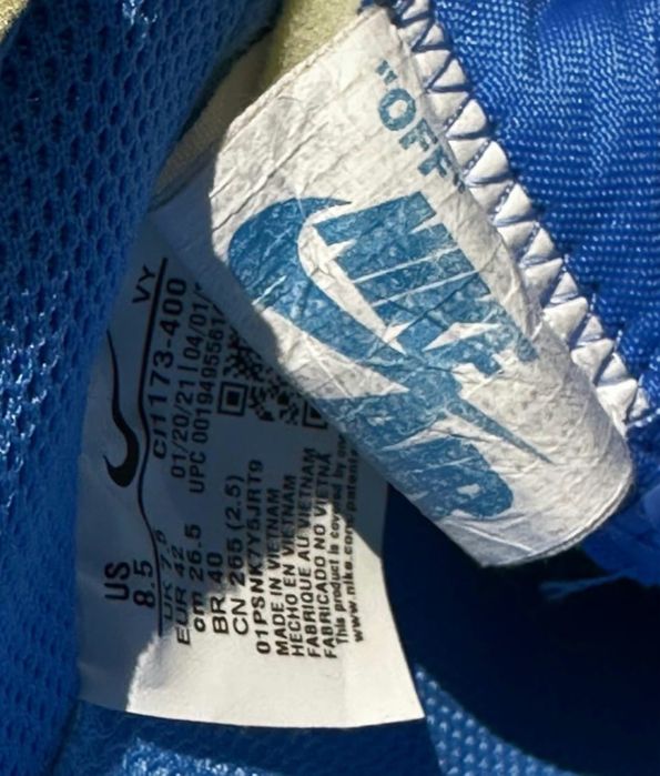 Nike x Off-White Air Force 1 Low “MCA” – Mărimea 42