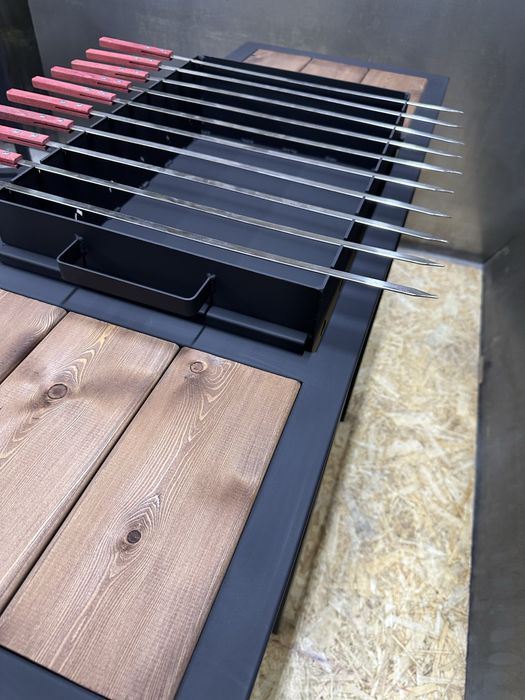 Мангал в стиле лофт