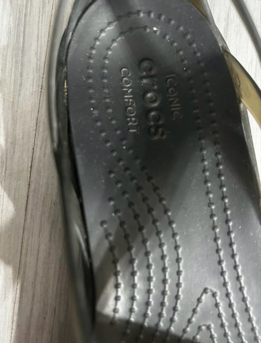 Sandale Crocs dama, Isabella Strappy Sandal W, Negru