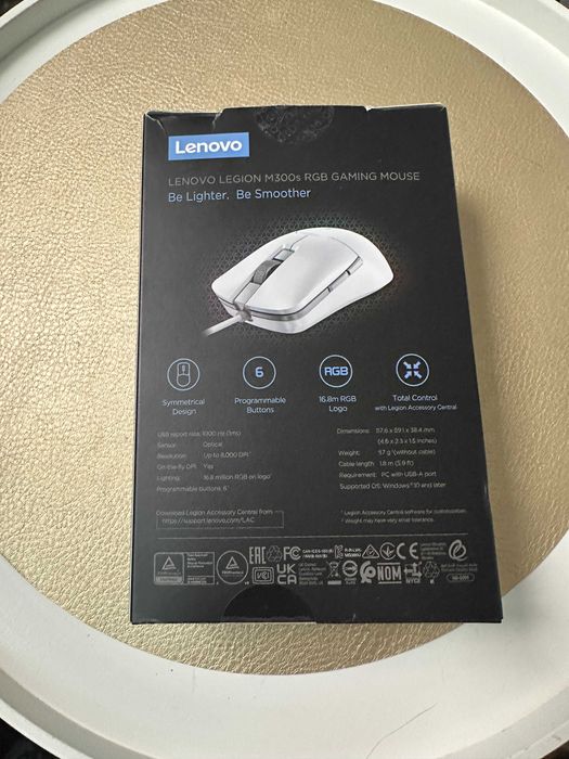 Mouse gaming Lenovo Legion M300s RGB White - nou