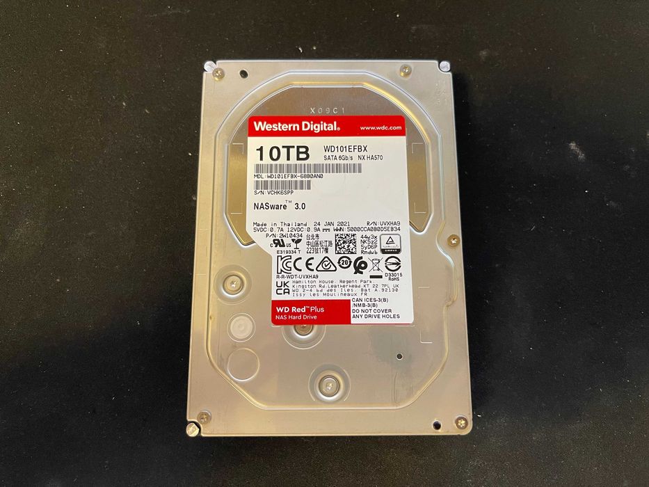 1бр. HDD Western Digital Red Plus 10TB с до 1г. гаранция
