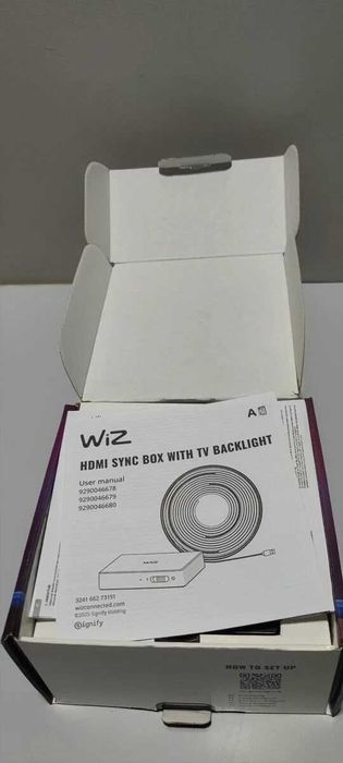 Стартов комплект WiZ Sync box 55"-65" Комплект LED ленти за телевизор