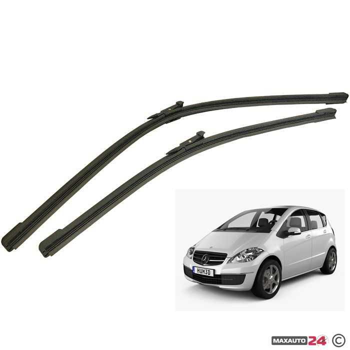 Предни чистачки за Mercedes A-Class W169 (04-12) / Mercedes Vaneo (04+) 2бр/к-т 650мм/580мм комплект, авто чистачки, пера за автомобил