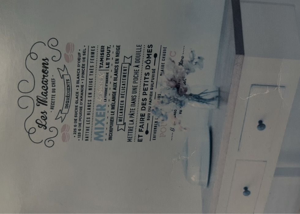 Șablon rețetă Macarons