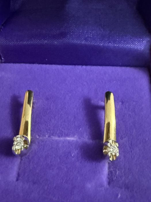 Бриллиантовые серьги