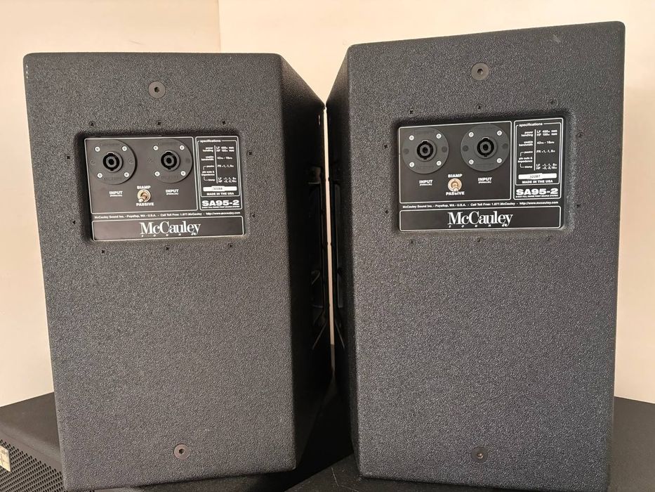 Boxe McCauley  USA - Coaxiale 1200 W RMS