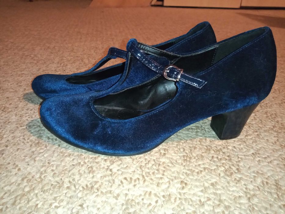 pantofi dama catifea