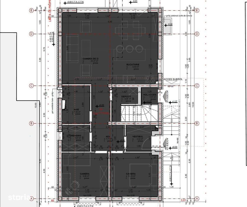 0% Comision | Apartament 3 camere, 78mp, curte 150mp, Andrei Muresanu