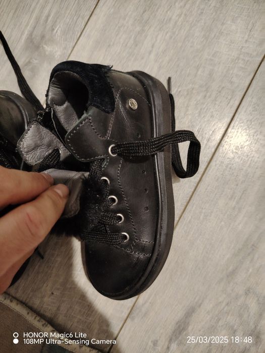 Pantofi - ghetute din piele marimea 24 Melania