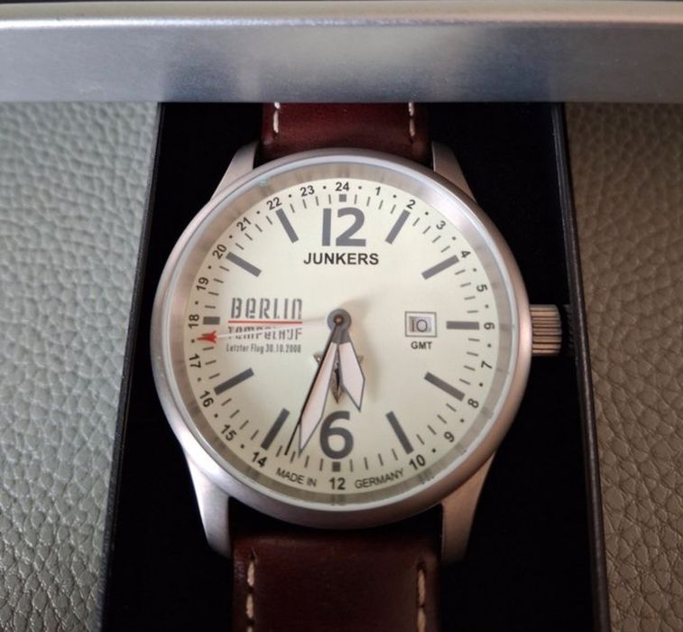 Ceas Junkers Berlin Tempelhof  Carcasa titan– Ediție Specială