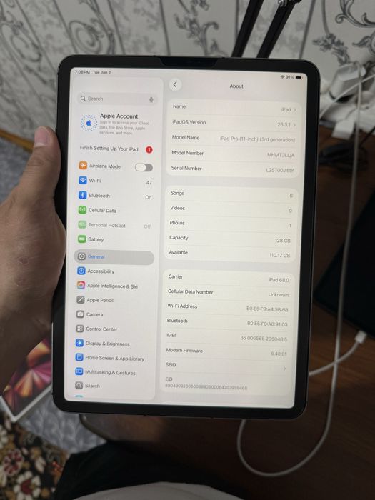 Ipad pro m1 120 fps