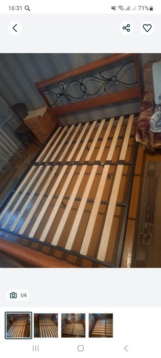 Кованна 2-х спальная кровать