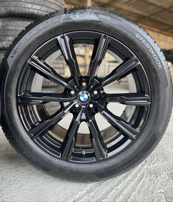 Jante Bmw X5 X6 R20 G05 G06 Originale M740 Black Hankook 90% de vara