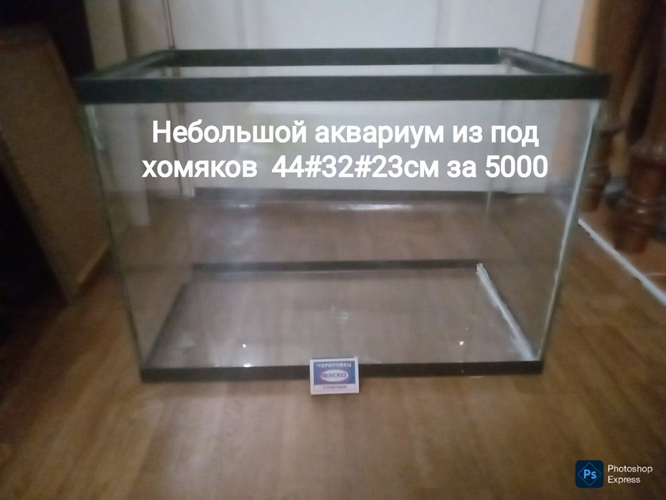 Аквариум и клетка .