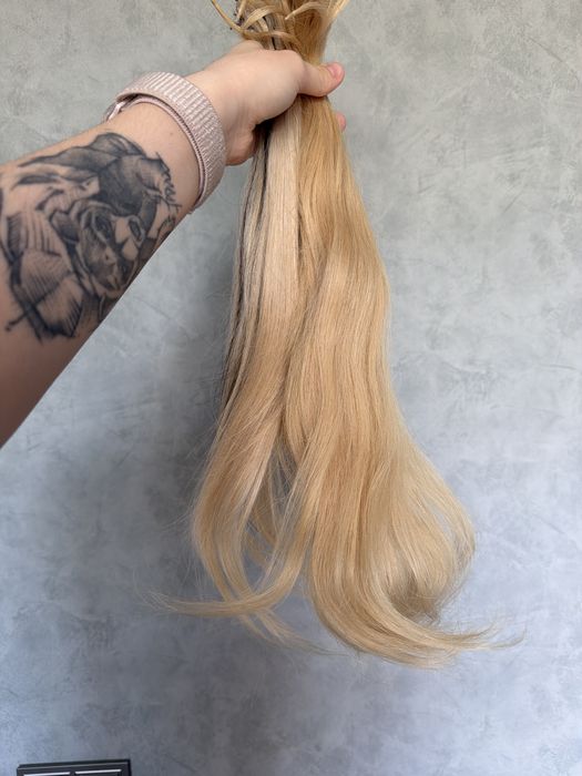 Волосы для наращивания славянка блонд