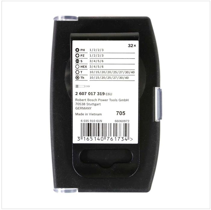 Bosch-комплект битове и държач за винтоверт-32 части