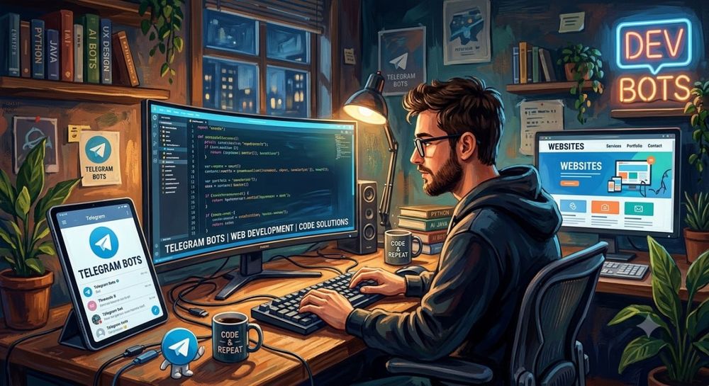 Разработка сайтов и Telegram-ботов под ключ