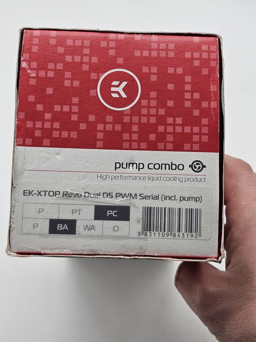 EK-XTOP Revo Dual D5 PWM serial - (include 2 pompe)