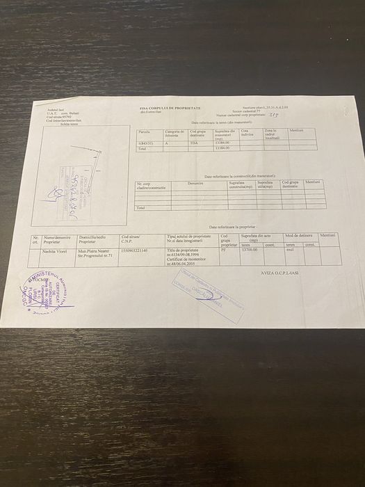 Vind teren exstravilan cu deschidere la E 85 Baltati