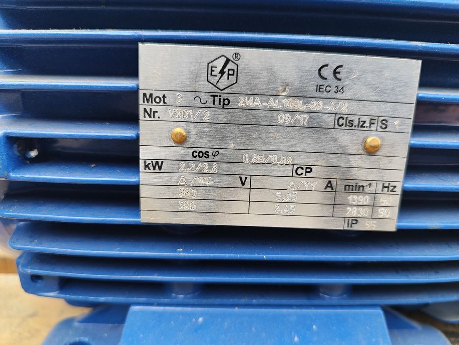 Motor electric E/P 2,2 kw/2,8 kw