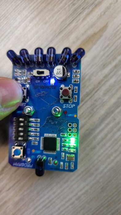 Telecomanda IR start-stop pt roboti Mega/Mini Sumo LineFollower altele