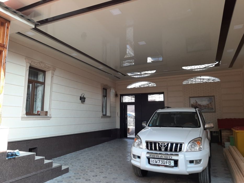 Алюкабонд. Травертин.