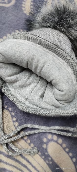 Детская шерстяная шапка