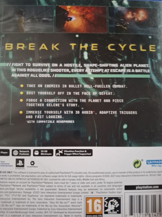 Продавам returnal за ps5