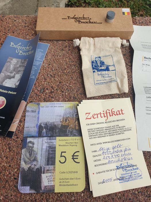 Piatra ascutit galbena de Belgia