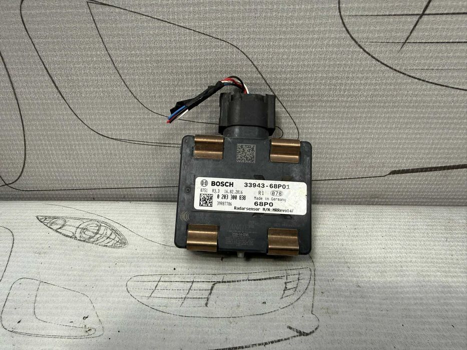 Senzor radar Suzuki Baleno IV COD: 33943-68P01 2016 / [2015+] / (5B2)