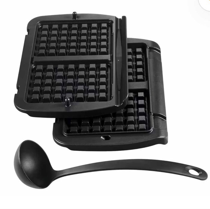 Tavă waffe Tefal pentru OptiGrill+ & Elite Gaufre belgiene compatibile mașină de spălat – Negru