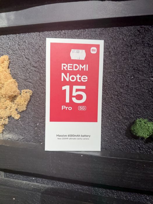 Redmi Note 15 pro 5g 256gb/8gb ram  Black Duos /Fact+Garantie