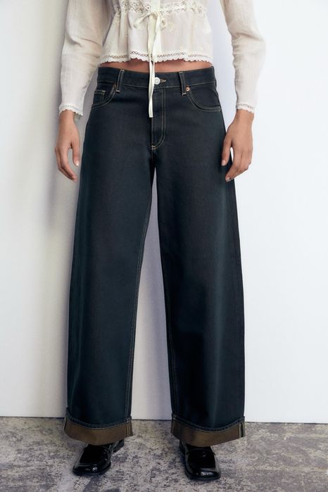 Светли и тъмни дънки ZARA размер 40,42